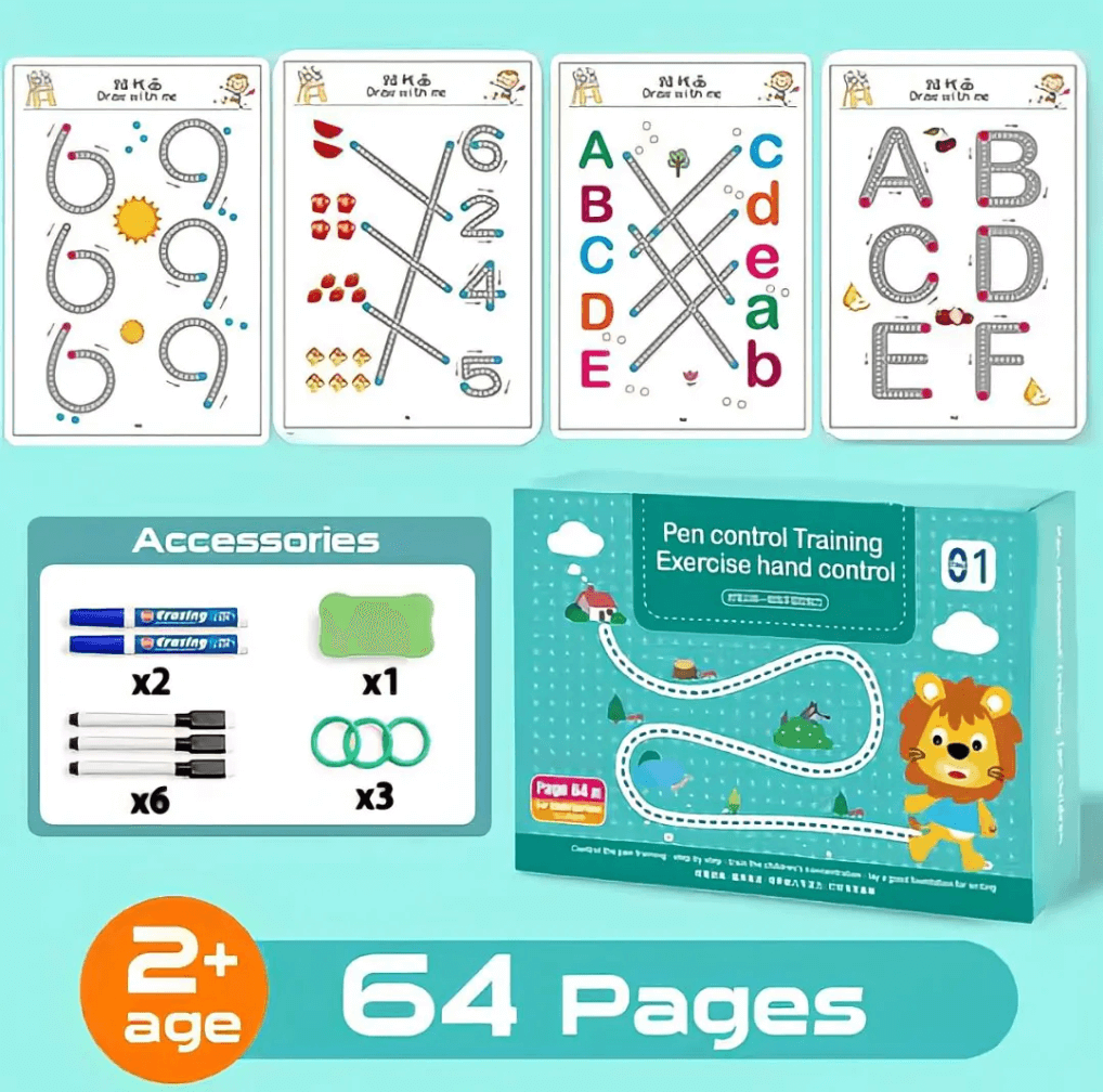 Maeevas - Cahier Montessori réutilisable
