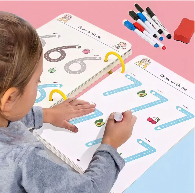 Maeevas - Cahier Montessori réutilisable