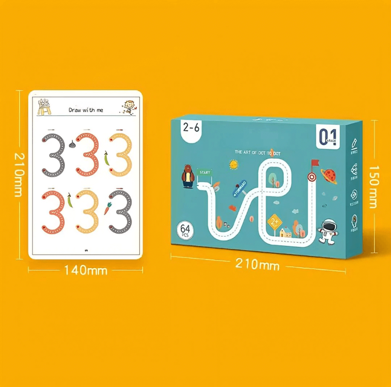 Maeevas - Cahier Montessori réutilisable