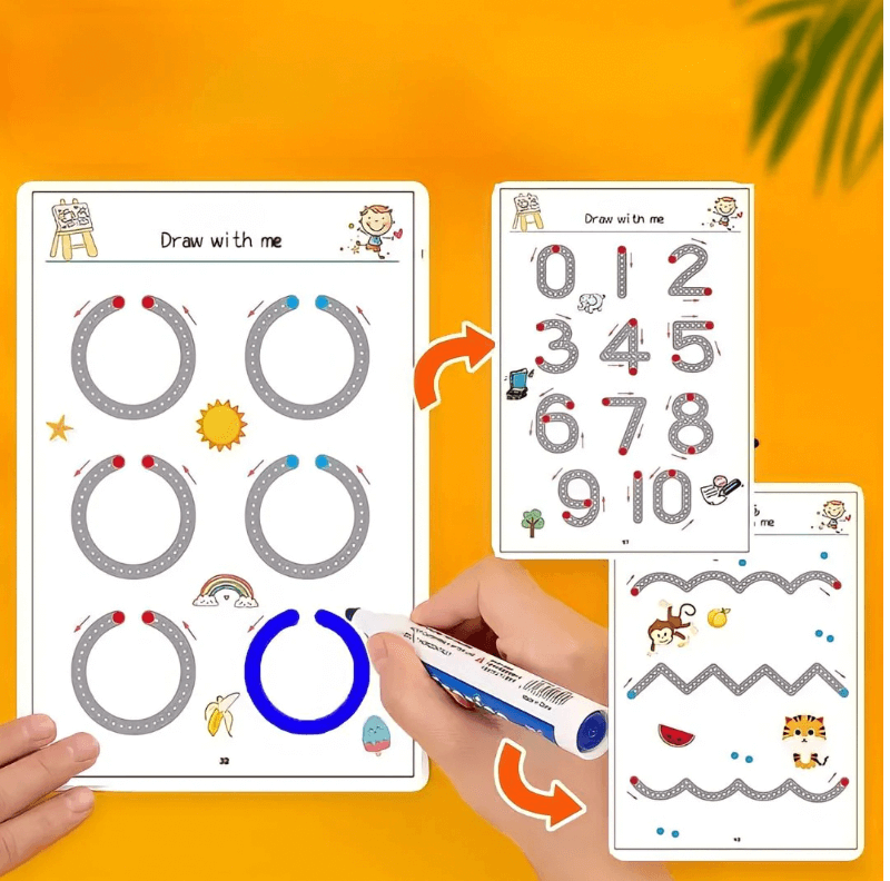 Maeevas - Cahier Montessori réutilisable